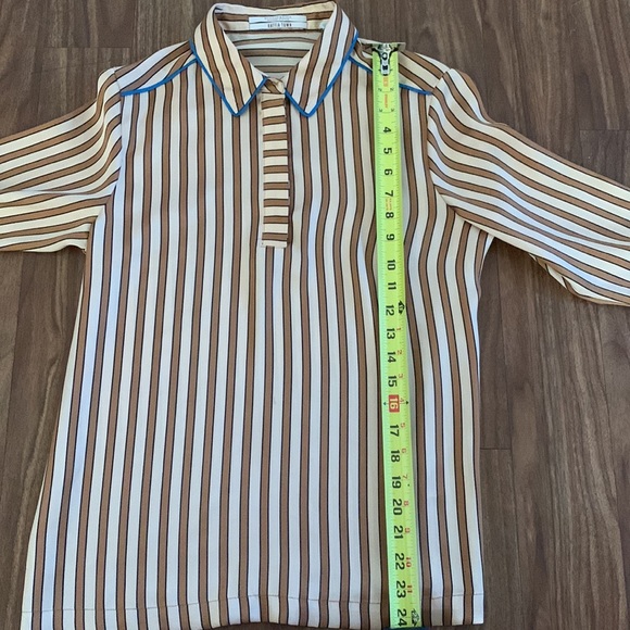 Scotch & Soda Striped and Leopard Print Blouse - Picture 5 of 6